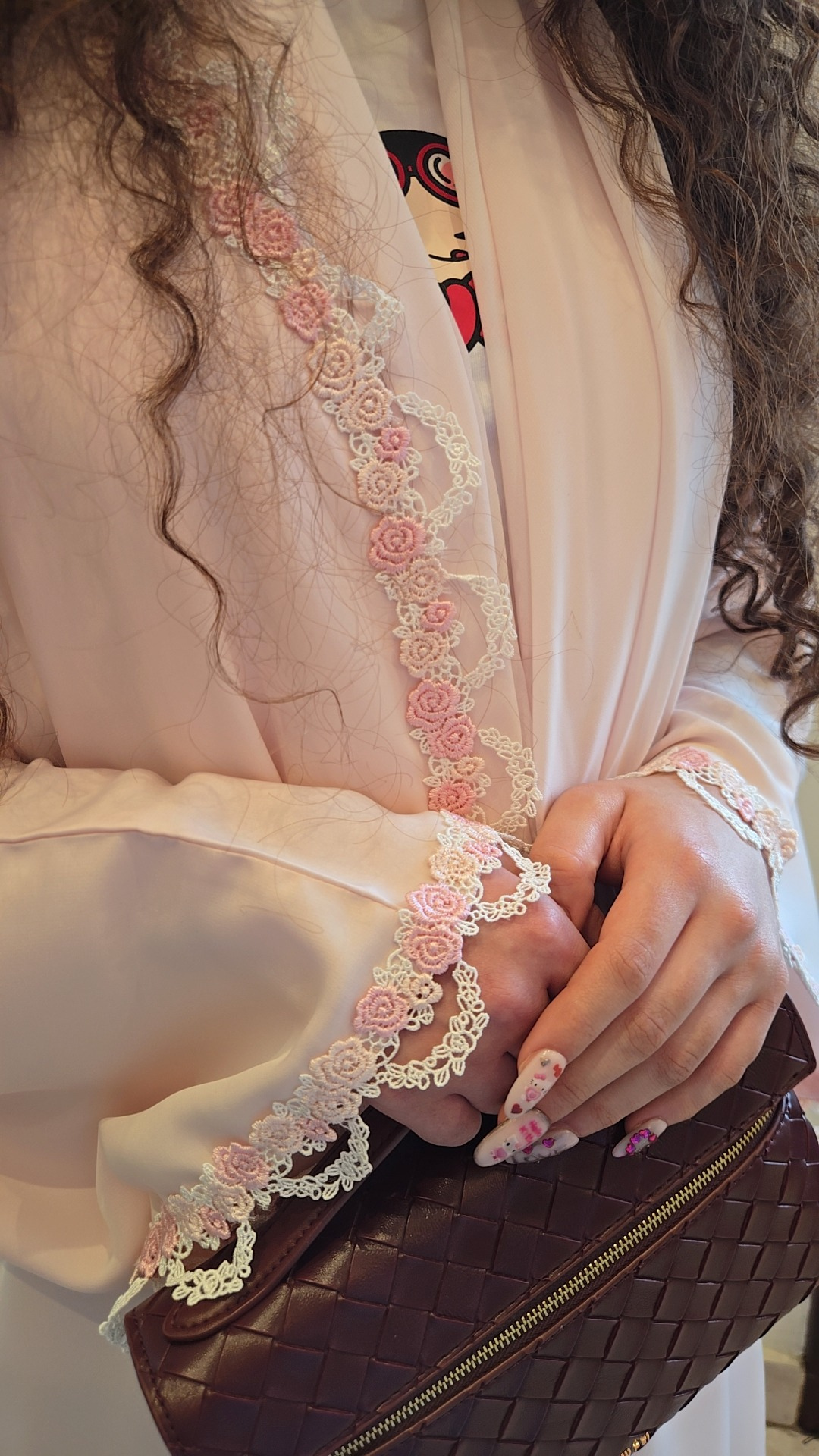 Simply Abaya Collection In Pink Florals