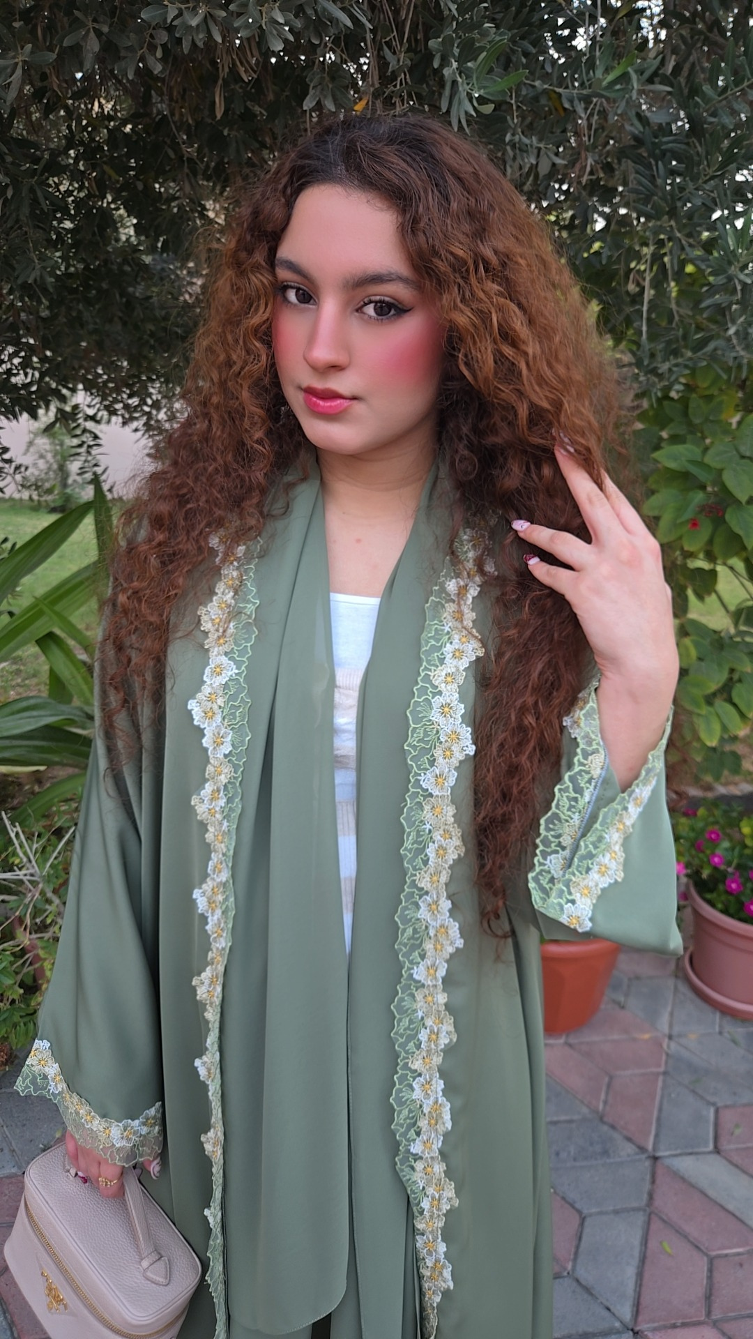 Simply Abaya In Daisy Olive Dreems