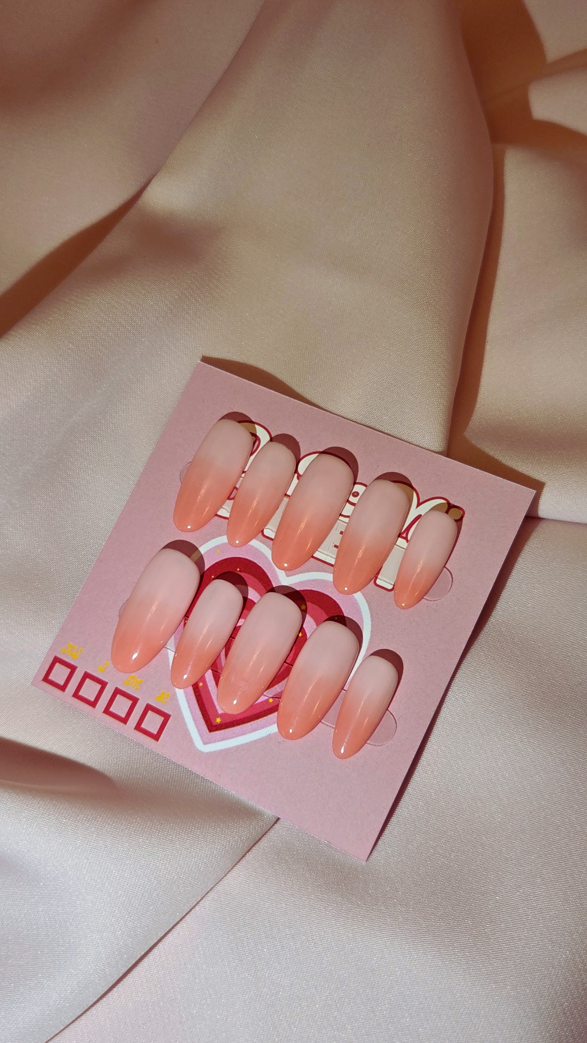 Pink Blush Press On Nail Set