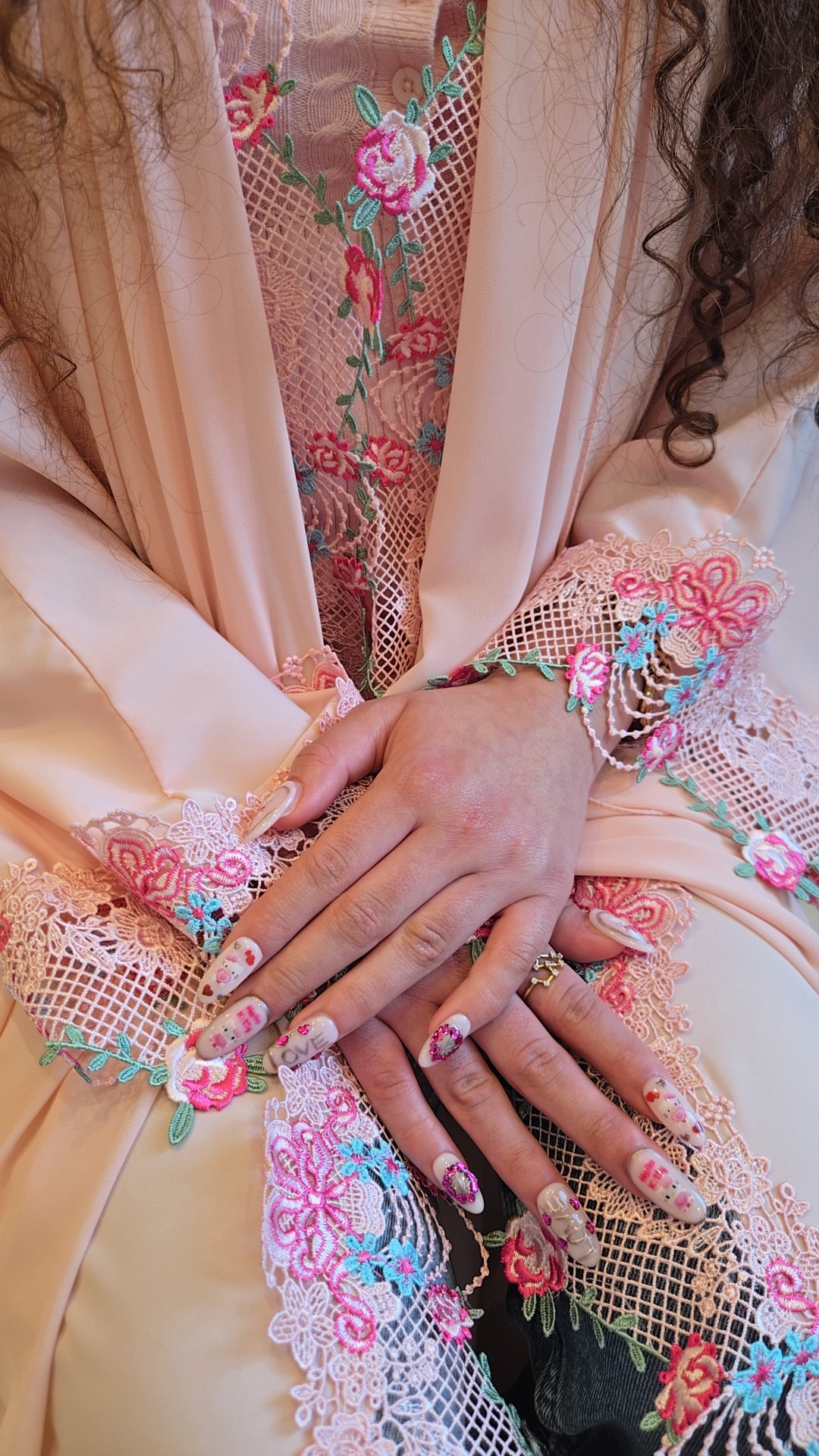 Simply Abaya In Flower Garden Pink Edition