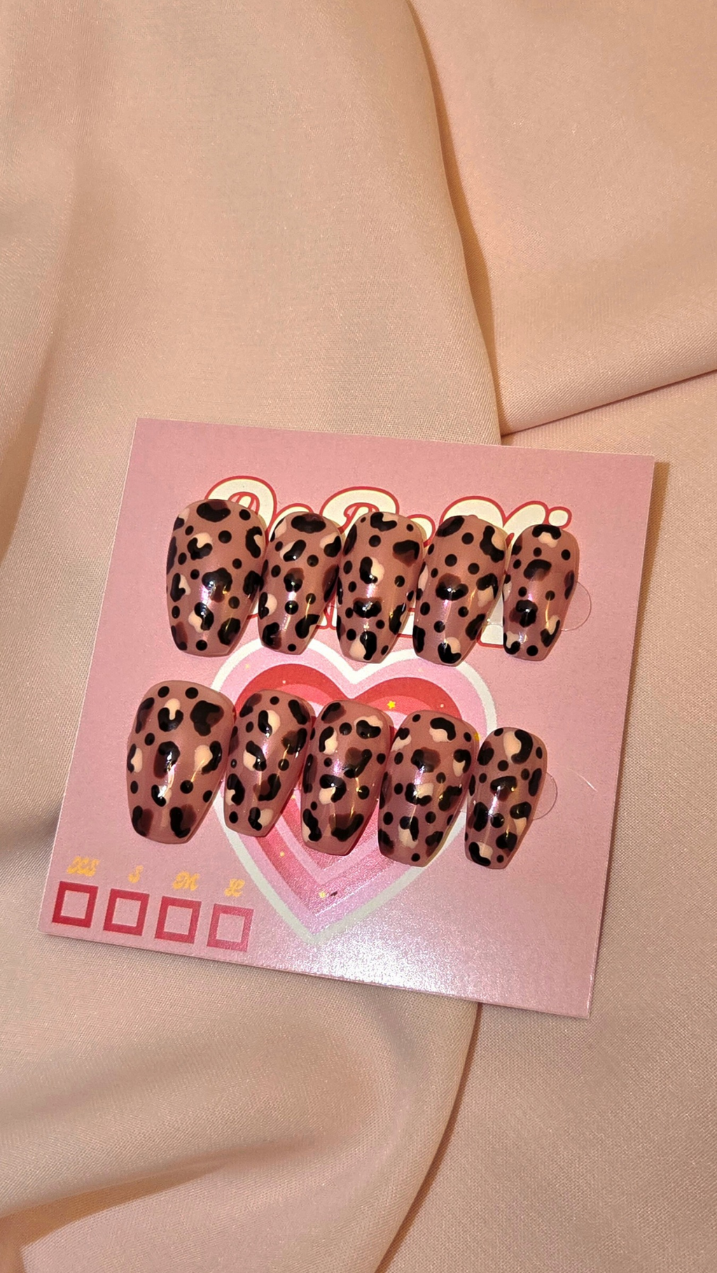 Leopard Princess Press On Nail Set