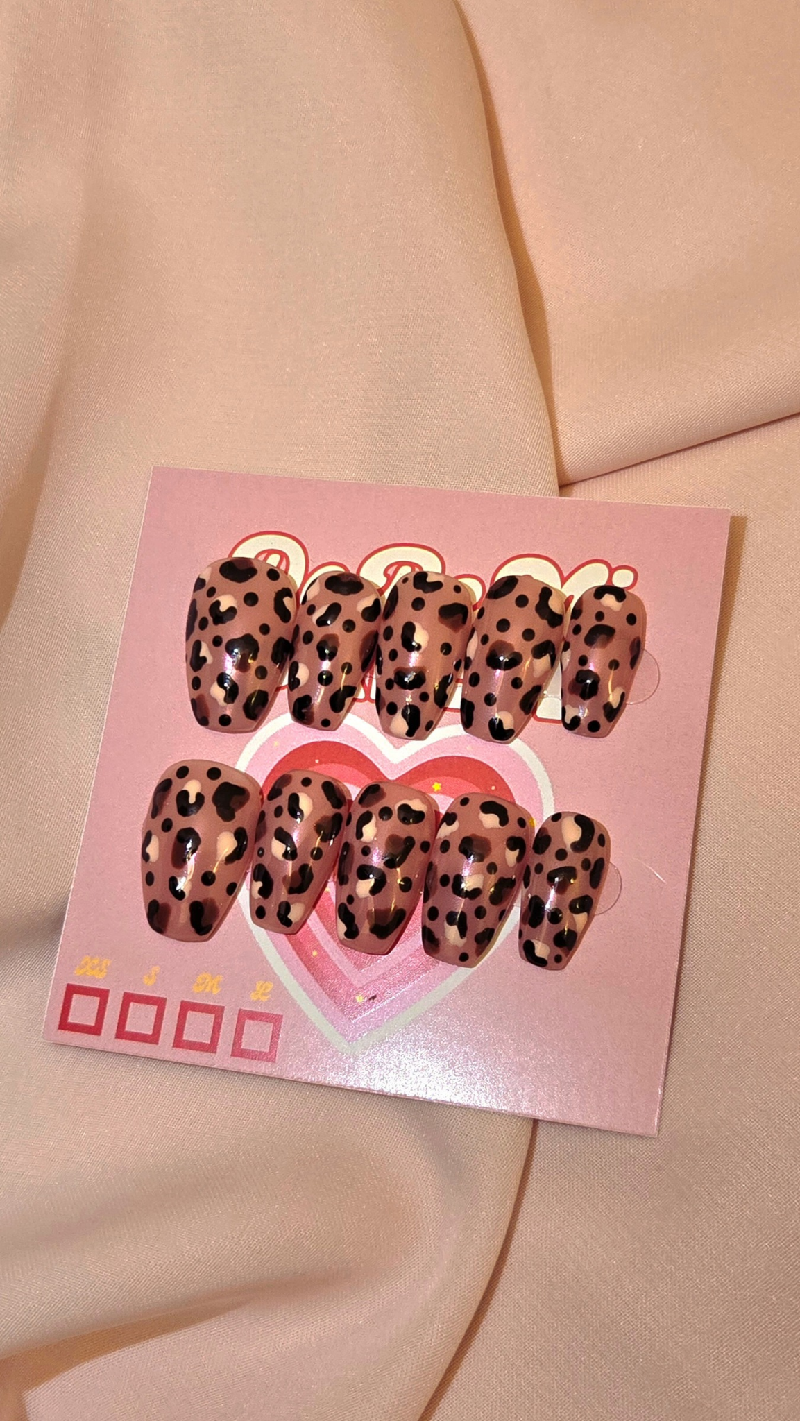 Leopard Princess Press On Nail Set